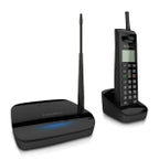 EnGenius FreeStyl 2 Analog/DECT telephone Caller ID Black