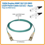 Tripp Lite N820-50M InfiniBand/fibre optic cable 1968.5" (50 m) 2x LC Gray, Turquoise