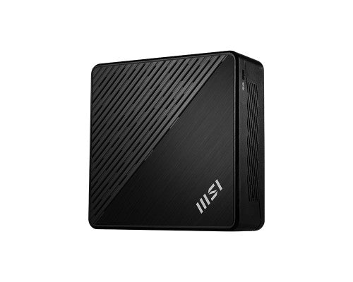 MSI Cubi N ADL 021US Intel® N N100 4 GB DDR4-SDRAM 128 GB SSD Windows 11 Pro Mini PC Black