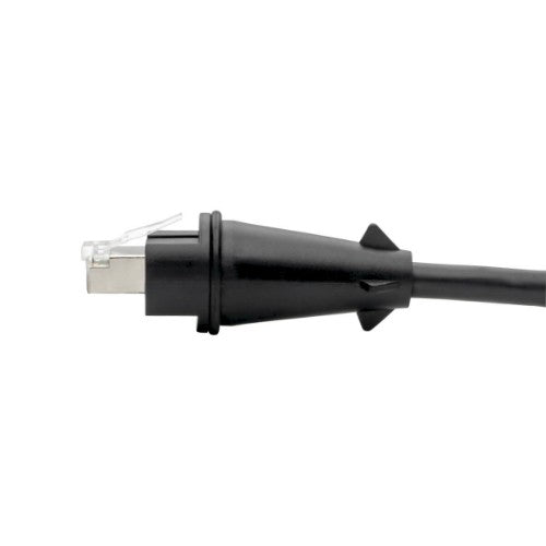 Tripp Lite Industrial Cat5e/Cat6 STP Patch Cable – RJ45 M/M, CMX Outdoor, IP67, 26 AWG, 4.87 m