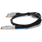 AddOn Networks QSFP28-4SFP28-PDAC3M-FT-AO InfiniBand/fibre optic cable 118.1" (3 m) 4x SFP28 DAC Black