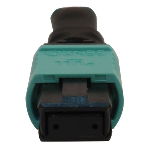 Tripp Lite N844B-LOOP-12F InfiniBand/fibre optic cable 3.94" (0.1 m) MPO/MTP OFNR Aqua color, Black
