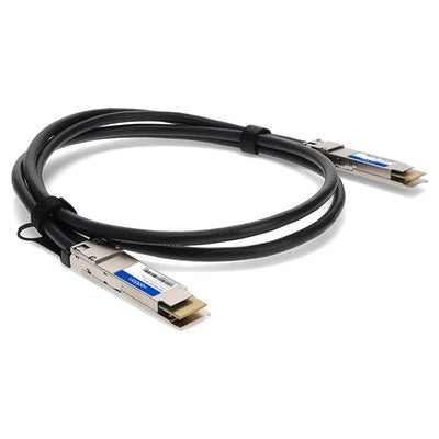 AddOn Networks QDD-400G-DAC-1M-AO InfiniBand/fibre optic cable 39.4" (1 m) QSFP-DD Black, Silver