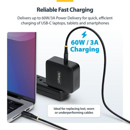 StarTech.com USB2CC3FNCBR5PK USB cable USB 2.0 35.8" (0.91 m) USB C Black