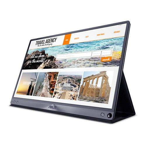 ASUS MB16AC computer monitor 15.6" 1920 x 1080 pixels Full HD LED Gray