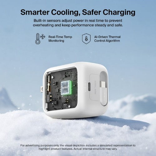 Belkin WCH023DQWH mobile device charger Smartphone White AC Fast charging Indoor