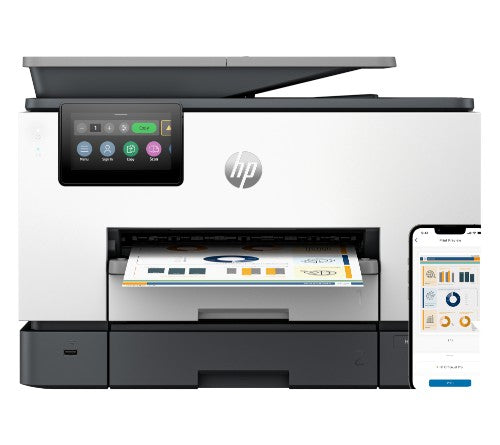 HP OfficeJet Pro 9130b Wireless All-in-One Color Printer, Two-sided printing; Copier, Scanner