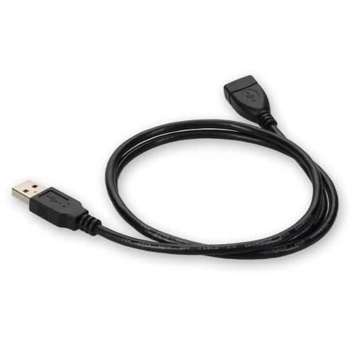AddOn Networks USBEXTAA5MF USB cable USB 2.0 59.8" (1.52 m) USB A Black