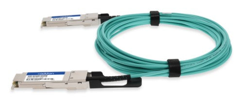 AddOn Networks ADD-QCIQIN-AOC6M InfiniBand/fibre optic cable 236.2" (6 m) QSFP+ AOC Aqua color, Stainless steel