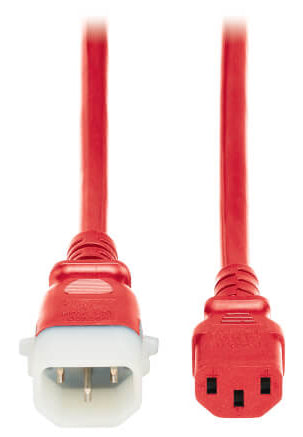Eaton P005-E03-ARD-6 power cable Red 35.4" (0.9 m) C14 coupler C13 coupler