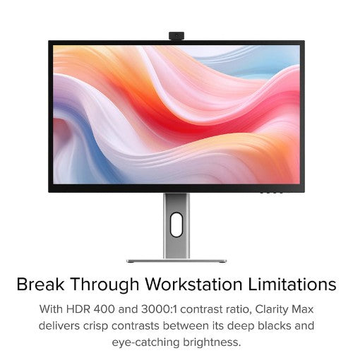 ALOGIC Clarity Pro computer monitor 27" 3840 x 2160 pixels 4K Ultra HD LCD Black, Silver