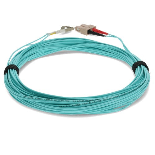 AddOn Networks ADD-SC-LC-0-3M5OM4 InfiniBand/fibre optic cable 11.8" (0.3 m) LOMM Aqua color
