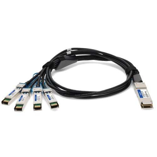 AddOn Networks DAC-Q28-4SFP28-25G-0-5M-AO InfiniBand/fibre optic cable 19.7" (0.5 m) QSFP28 4x SFP28 Black
