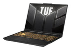 ASUS TUF Gaming F16 FX607VU-DS73 Intel® Core™ i7 i7-13620H Laptop 16" WUXGA 16 GB DDR5-SDRAM 512 GB SSD NVIDIA GeForce RTX 4050 Wi-Fi 6 (802.11ax) Windows 11 Home Gray