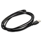 AddOn Networks USB2MICROUSBLT6 USB cable USB 2.0 72" (1.83 m) USB A Micro-USB B Black
