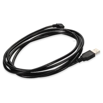 AddOn Networks USB2MICROUSBLT6 USB cable USB 2.0 72" (1.83 m) USB A Micro-USB B Black
