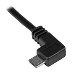 StarTech.com USBAUB50CMLA USB cable USB 2.0 19.7" (0.5 m) USB A Micro-USB B Black