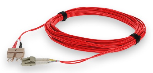 AddOn Networks ADD-SC-LC-6M5OM4-RD-TAA InfiniBand/fibre optic cable 236.2" (6 m) OFNR Red
