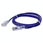 AddOn Networks ADD-5FSLCAT6A-PE networking cable Purple 59.8" (1.52 m) Cat6a U/UTP (UTP) Round