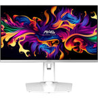 MSI MAG 272QPW QD-OLED X28 computer monitor 26.5" 2560 x 1440 pixels Wide Quad HD White