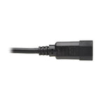 Tripp Lite P002-002 power cable Black 24" (0.61 m) C14 coupler NEMA 5-15R