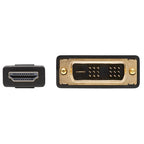 Tripp Lite P566-010 video cable adapter 120.1" (3.05 m) HDMI DVI-D Black