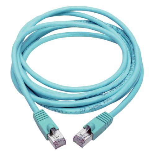 Tripp Lite N262-012-AQ networking cable Aqua color 144.1" (3.66 m) Cat6a S/UTP (STP)