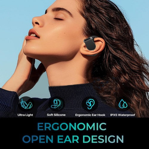 Adesso Xtream T4 Headset Wireless Ear-hook, In-ear Calls/Music USB Type-C Bluetooth Black