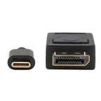 Tripp Lite U444-003-DP-BD video cable adapter 35.8" (0.91 m) USB Type-C DisplayPort Black