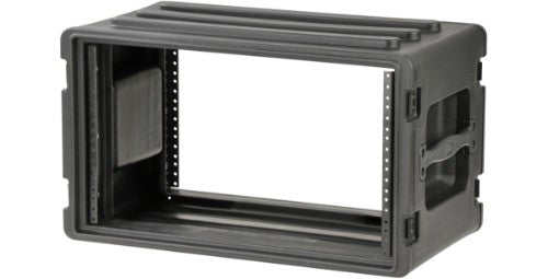 SKB Roto-Molded 6U Shallow Rack Black