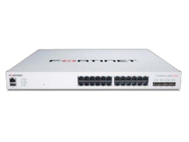 Fortinet 424E-FPOE Managed Gigabit Ethernet (10/100/1000) Power over Ethernet (PoE) 1U White
