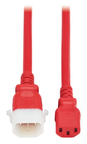 Eaton P005-E02-ARD-6 power cable Red 23.6" (0.6 m) IEC C14 IEC C13