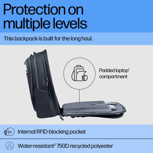 HP Travel Plus 30L 17-inch Laptop Backpack