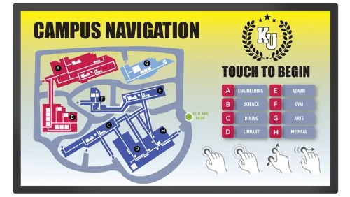 Planar Systems PT3270Q Digital signage flat panel 32" LCD Quad HD Black Touchscreen