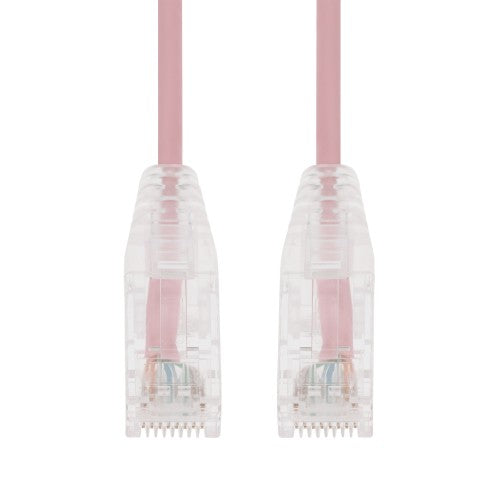 AddOn Networks ADD-3FSLCAT6A-PK networking cable Pink 35.4" (0.9 m) Cat6a U/UTP (UTP)