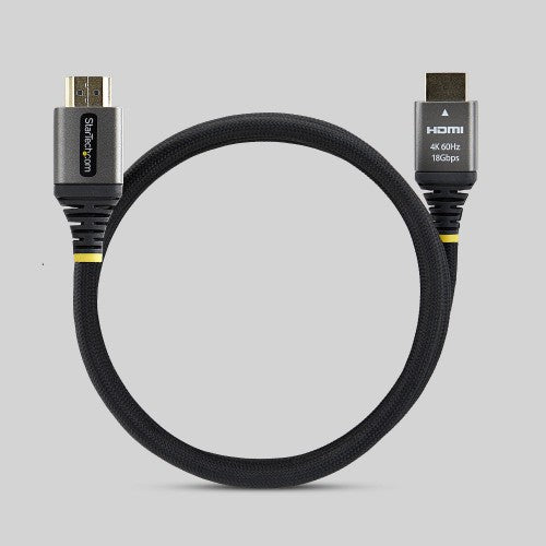 StarTech.com HDMI2-FLEX-4K60-6F HDMI cable 70.9" (1.8 m) HDMI Type A (Standard) Black, Silver
