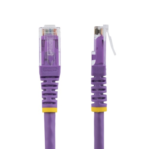 StarTech.com C6PATCH25PL networking cable Purple 299.2" (7.6 m) Cat6 U/UTP (UTP)