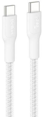 Belkin BoostCharge Pro USB cable USB 2.0 118.1" (3 m) USB C White
