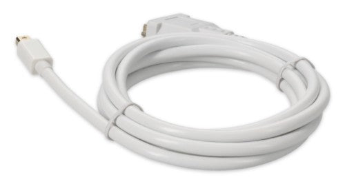 AddOn Networks MDP2DVIDMM6W video cable adapter 72" (1.83 m) Mini DisplayPort DVI-D White