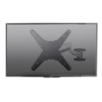 StarTech.com VESA TV Wall Mount, Adjustable Full Motion Mount For 23"-55" Displays, Slim Wall Mount TV Bracket Supports 66lb (30kg), Extendable/Tilting/Swivel Monitor Wall Mount