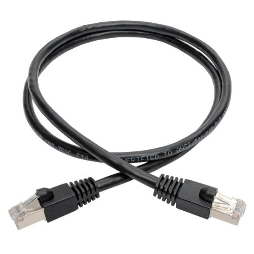 Tripp Lite N262-002-BK networking cable Black 24" (0.61 m) Cat6a S/UTP (STP)