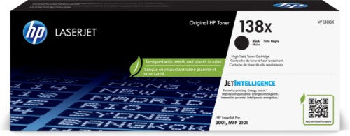 HP 138X High Yield Black Original LaserJet Toner Cartridge