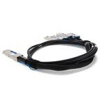 AddOn Networks DAC-Q28-4SFP28-25G-0-5M-AO InfiniBand/fibre optic cable 19.7" (0.5 m) QSFP28 4x SFP28 Black