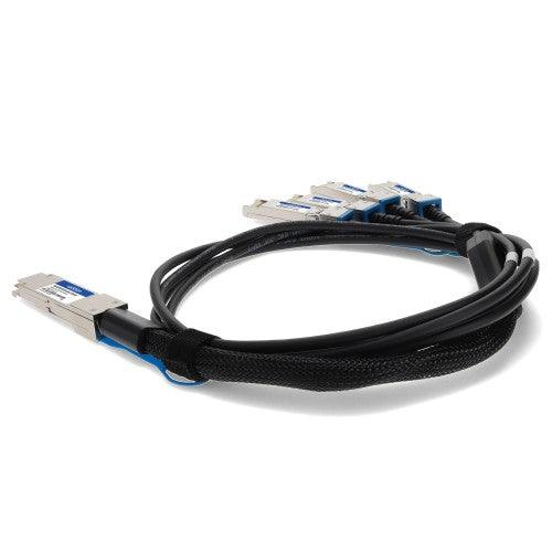 AddOn Networks DAC-Q28-4SFP28-25G-0-5M-AO InfiniBand/fibre optic cable 19.7" (0.5 m) QSFP28 4x SFP28 Black
