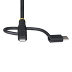StarTech.com RLTCUB1MBK USB cable USB 2.0 39.4" (1 m) USB A Micro-USB B Black