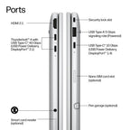 HP EliteBook 8 Flip G2i 13 inch Notebook Next Gen AI PC Wolf Pro Security Edition Copilot+ PC Intel Core Ultra 5 Laptop 13.3" Touchscreen WUXGA 32 GB LPDDR5x-SDRAM 512 GB SSD Wi-Fi 7 (802.11be) Windows 11 Pro Silver