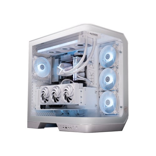 MSI MEG Vision Vision ZS 9NVV-2080US AMD Ryzen™ 9 9950X3D 32 GB DDR5-SDRAM 2 TB SSD NVIDIA GeForce RTX 5080 Windows 11 Home Desktop PC White