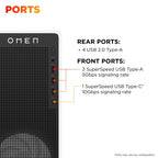 HP OMEN 16L Gaming Desktop PC TG03-0120 PC White