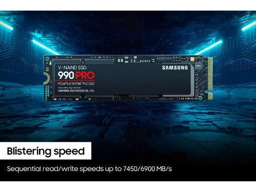 Samsung 990 PRO 1 TB M.2 PCI Express 4.0 NVMe V-NAND MLC