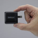 StarTech.com 102NB-WALL-CHARGER mobile device charger Universal Black AC Fast charging Indoor